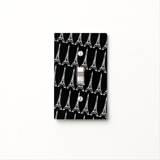 Paris Eiffel Light Switch Cover (In Situ)