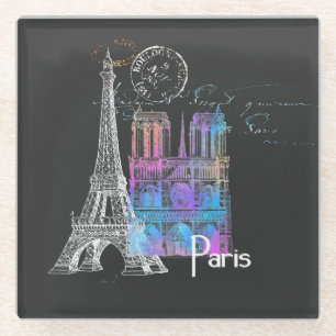 Paris Eiffel Notre Dame Rainbow Coaster