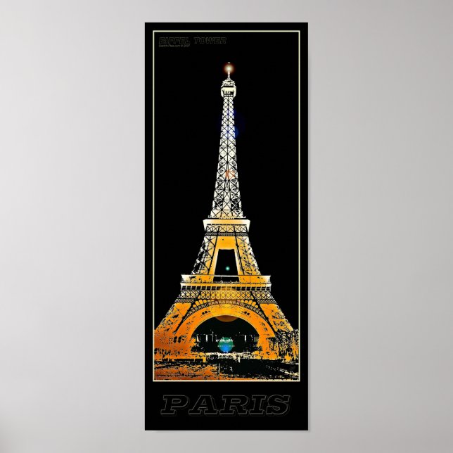 Paris Eiffel Tower - 04 - Travel Poster (Front)