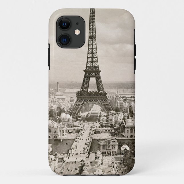 Paris: Eiffel Tower, 1900 Case-Mate iPhone Case (Back)