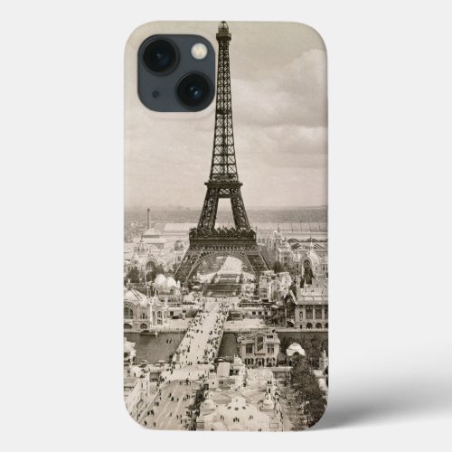 Paris Eiffel Tower 1900 iPhone 13 Case