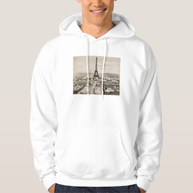 Paris Eiffel Tower 1900 Hoodie Zazzle