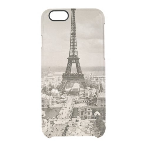 Paris Eiffel Tower 1900 Clear iPhone 66S Case