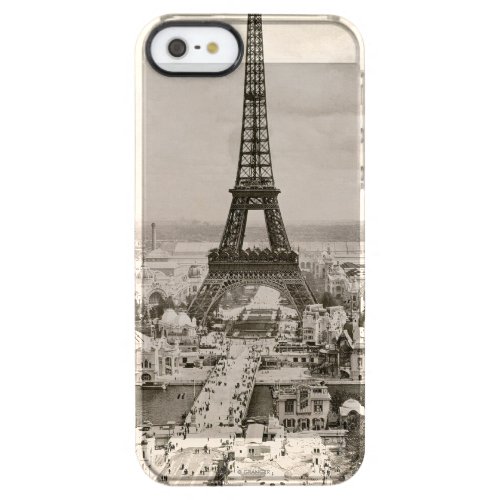 Paris Eiffel Tower 1900 Clear iPhone SE55s Case