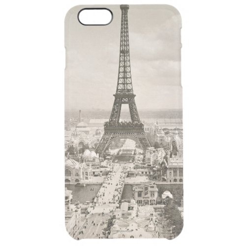 Paris Eiffel Tower 1900 Clear iPhone 6 Plus Case