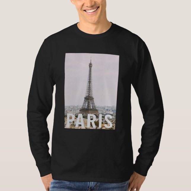 Paris  Eiffel Tower  Aesthetic Design  Classic T-Shirt (Front)