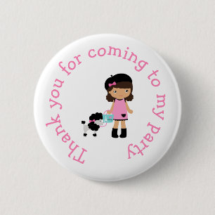 Paris Eiffel Tower African American Button