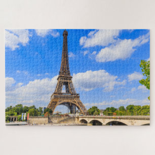 Paris, Eiffel Tower and river Seine, France. Jigsaw Puzzle