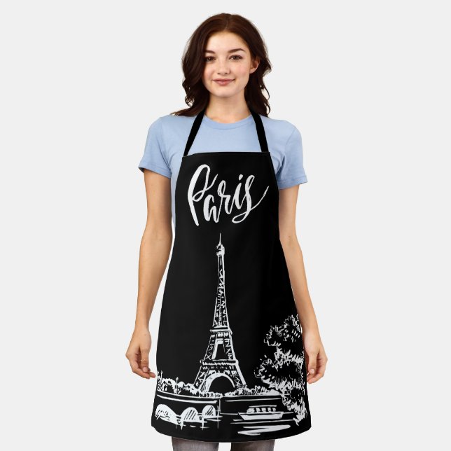Paris Eiffel Tower Apron (Worn)