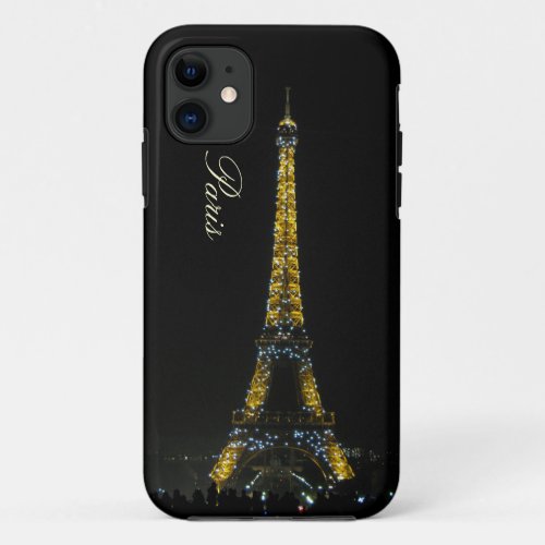 Paris Eiffel tower at night Case