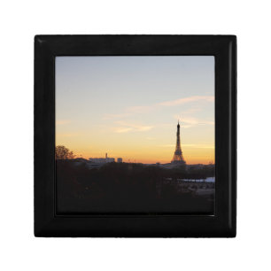 Paris Eiffel Tower at sunset Gift Box