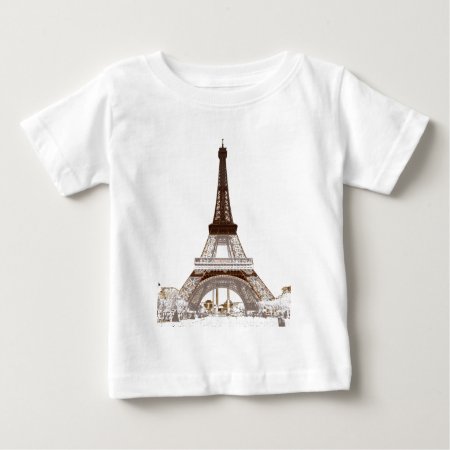 Paris - Eiffel Tower Baby T-shirt