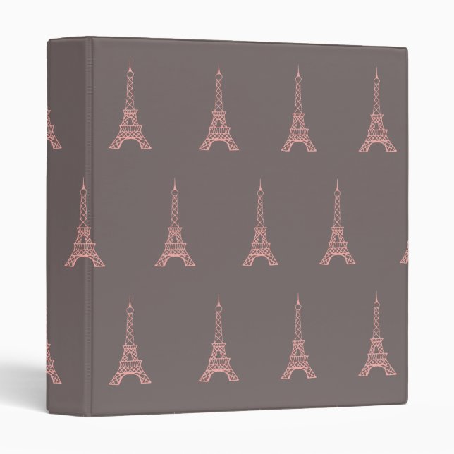 Paris Eiffel Tower Binder (Front/Spine)