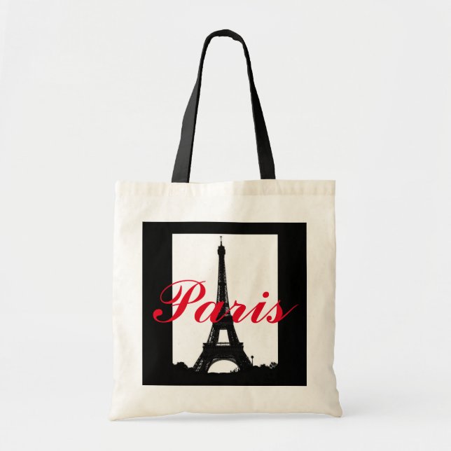 Paris Eiffel Tower Budget Tote (Front)
