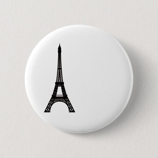 Paris Eiffel Tower Button (Front)