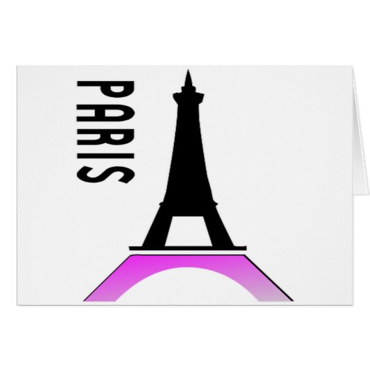 Paris Eiffel Tower Cards (Front Horizontal)