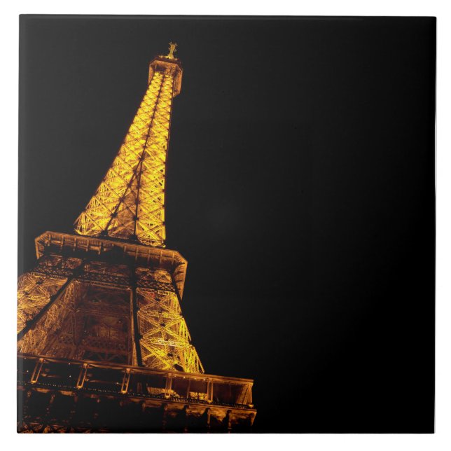 Paris Eiffel Tower Ceramic Tile (Front)