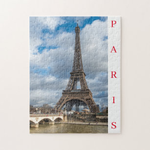 Paris Eiffel Tower classic view puzzle