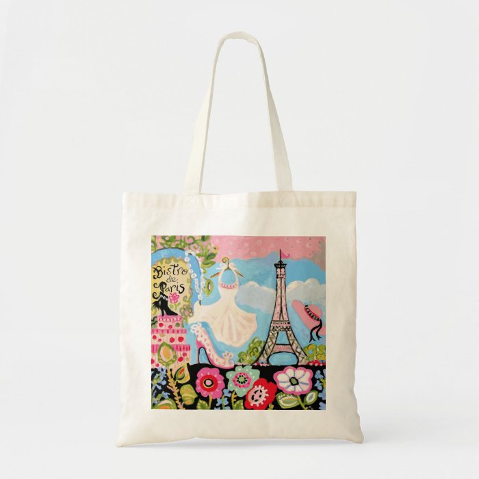 Paris Eiffel Tower Collage Bag