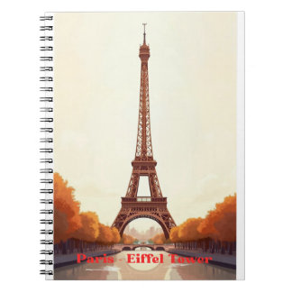 Paris Eiffel Tower Cornhole– France Travel Design. Notebook