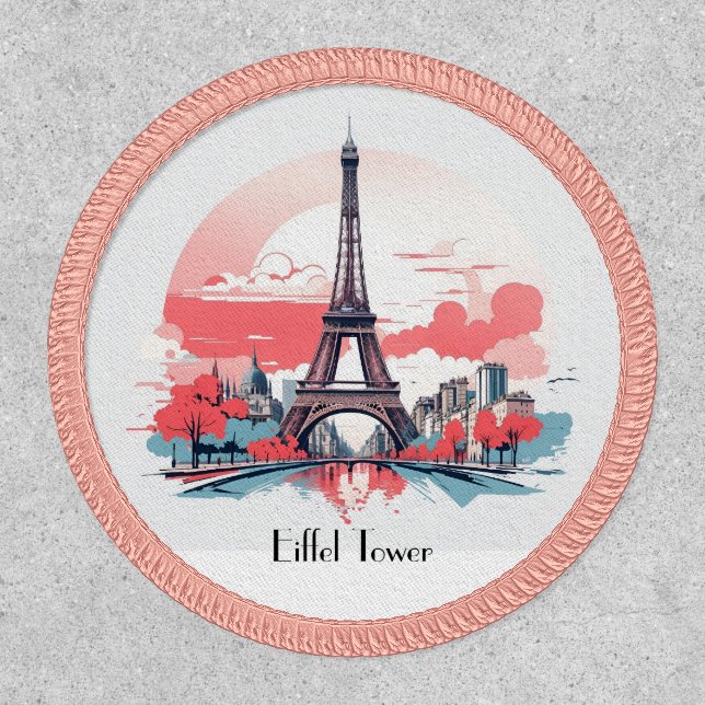 Paris Eiffel Tower Design Patch (Front)