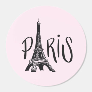 Paris Eiffel Tower Design Sticker Roll