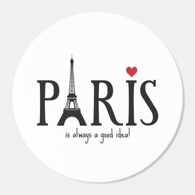 Paris Eiffel Tower Design Sticker Roll (Single)