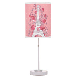 Paris Eiffel tower elegant stylish silhouette Table Lamp