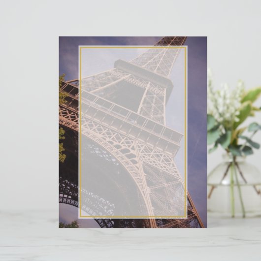 Paris Eiffel Tower Famous Landmark Photo (Standing Front)
