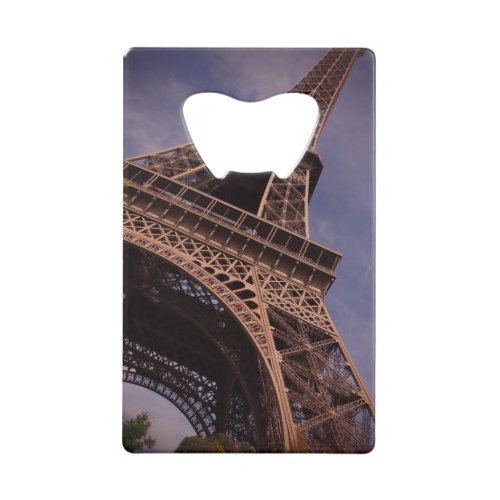 Paris Eiffel Tower Famous Landmark Photo Credit Card Bottle Opener