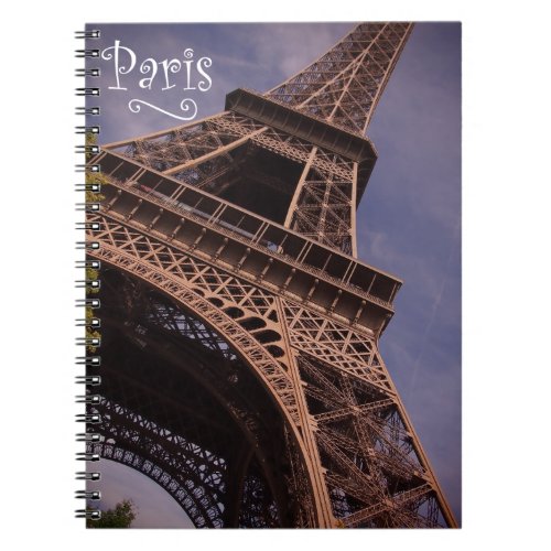 Paris Eiffel Tower Famous Landmark Photo Notebook