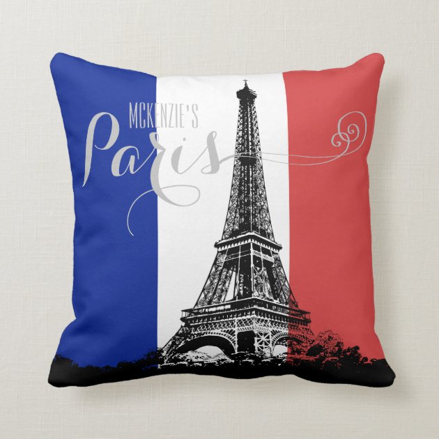 monogram throw pillow