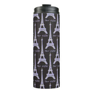 Paris Eiffel Tower France Thermal Tumbler