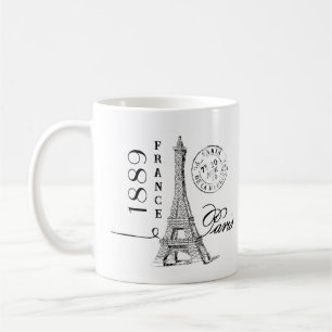 Paris Eiffel Tower French Lover Parisian France Coffee Mug
