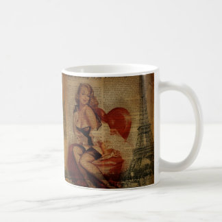 paris eiffel tower girls night out bachelorette coffee mug