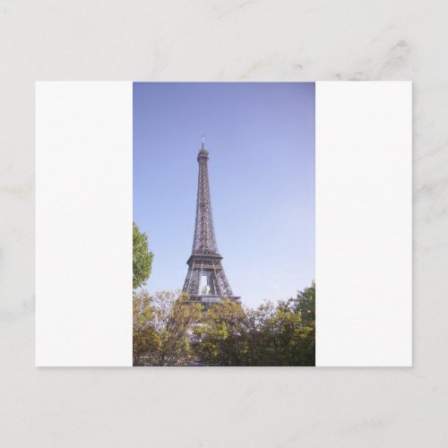 Paris Eiffel Tower greeting card