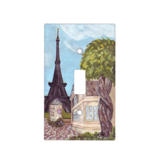 Paris Eiffel Tower inspired lightswitch cover