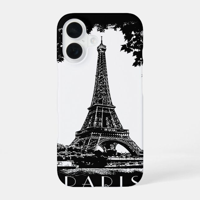 Paris Eiffel Tower Iphone Case (Back)