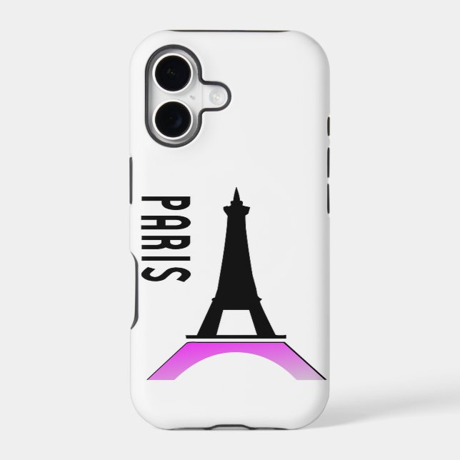 Paris Eiffel Tower Iphone Case (Back)