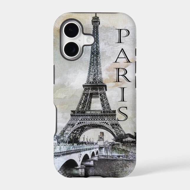Paris Eiffel Tower Iphone Case (Back)