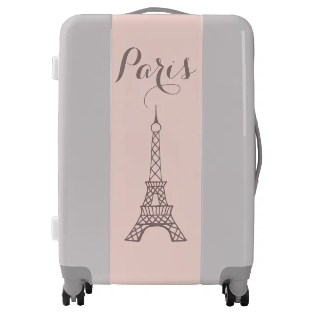 Eiffel Tower Paris Kids Suitcase on Wheels Paris Carry on 