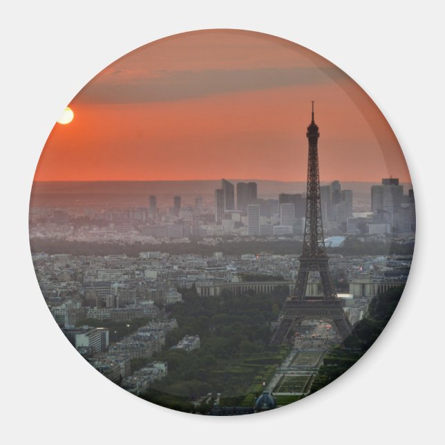 "paris eiffel tower" magnet (Front)
