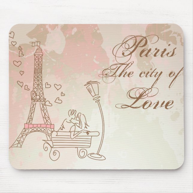 Paris - Eiffel Tower Mouse Pad (Front)