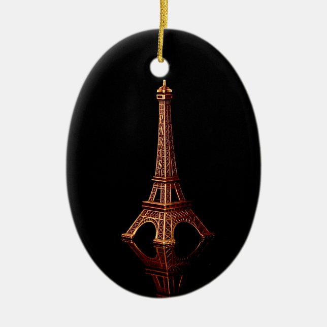 Paris Eiffel Tower Ornament (Front)