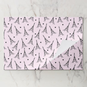 Paris Eiffel Tower Paper Placemats
