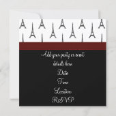 Paris Eiffel Tower Party Invitation | Zazzle