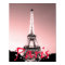 Paris Eiffel Tower Pink