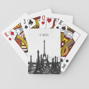 Paris Eiffel Tower playing cards