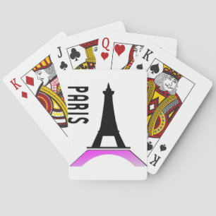 Paris Eiffel Tower Poker Cards
