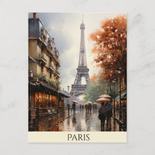 Paris Eiffel Tower Postcard